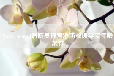 格尔木消防员报考消防救援学院年龄条件