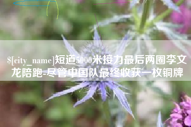 格尔木短道5000米接力最后两圈李文龙陪跑-尽管中国队最终收获一枚铜牌