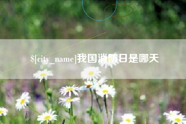 格尔木我国消防日是哪天