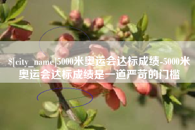 格尔木5000米奥运会达标成绩-5000米奥运会达标成绩是一道严苛的门槛