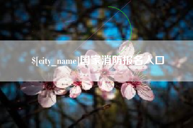 格尔木国家消防报名入口