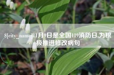 格尔木11月9日是全国119消防日,为积极推进修改病句