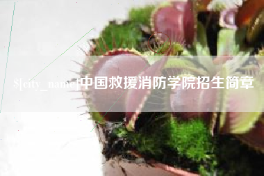格尔木中国救援消防学院招生简章