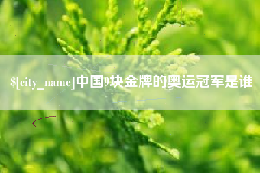 格尔木中国9块金牌的奥运冠军是谁