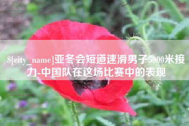 格尔木亚冬会短道速滑男子5000米接力-中国队在这场比赛中的表现