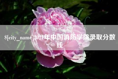 格尔木2021年中国消防学院录取分数线