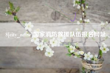 格尔木国家消防救援队伍报名网址