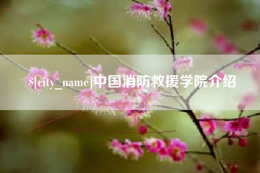 格尔木中国消防救援学院介绍