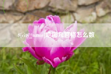 格尔木地图九宫格怎么数