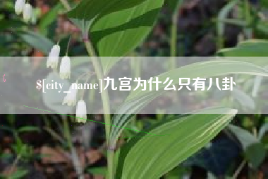 格尔木九宫为什么只有八卦