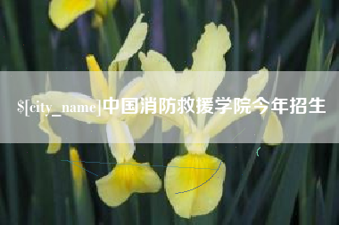 格尔木中国消防救援学院今年招生