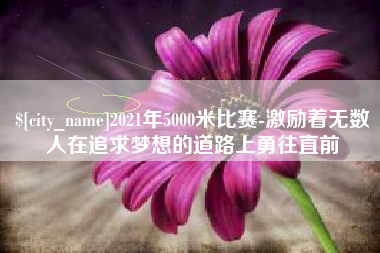 格尔木2021年5000米比赛-激励着无数人在追求梦想的道路上勇往直前