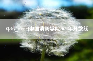 格尔木中国消防学院2024年分数线