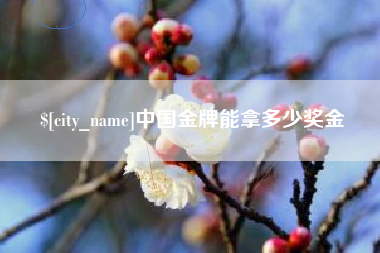 格尔木中国金牌能拿多少奖金