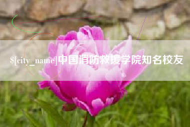 格尔木中国消防救援学院知名校友