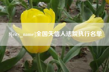 格尔木全国失信人法院执行名单