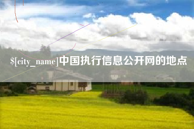 格尔木中国执行信息公开网的地点
