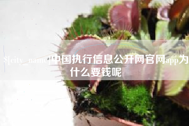 格尔木中国执行信息公开网官网app为什么要钱呢