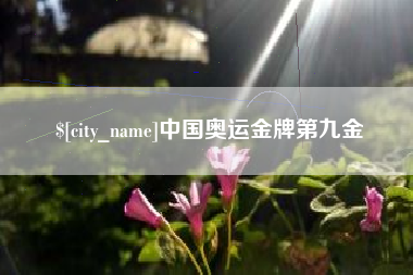 格尔木中国奥运金牌第九金